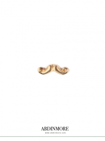 Mustache Pin – Gold